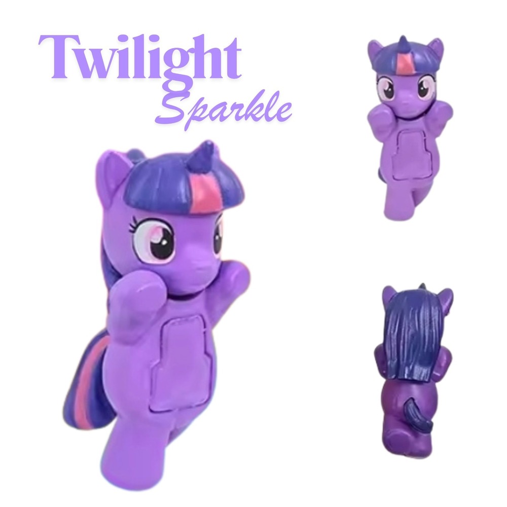 My Little Pony Phone Peeker Monitor Buddy MLP Huggie Figurine TWILIGHT SPARKLE